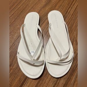 White Sandals sz 10